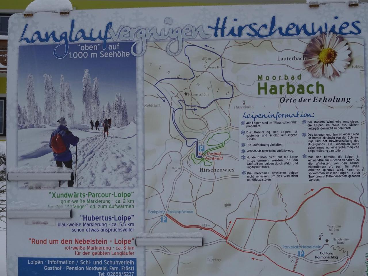 Gasthof-Pension Nordwald Harbach  Esterno foto